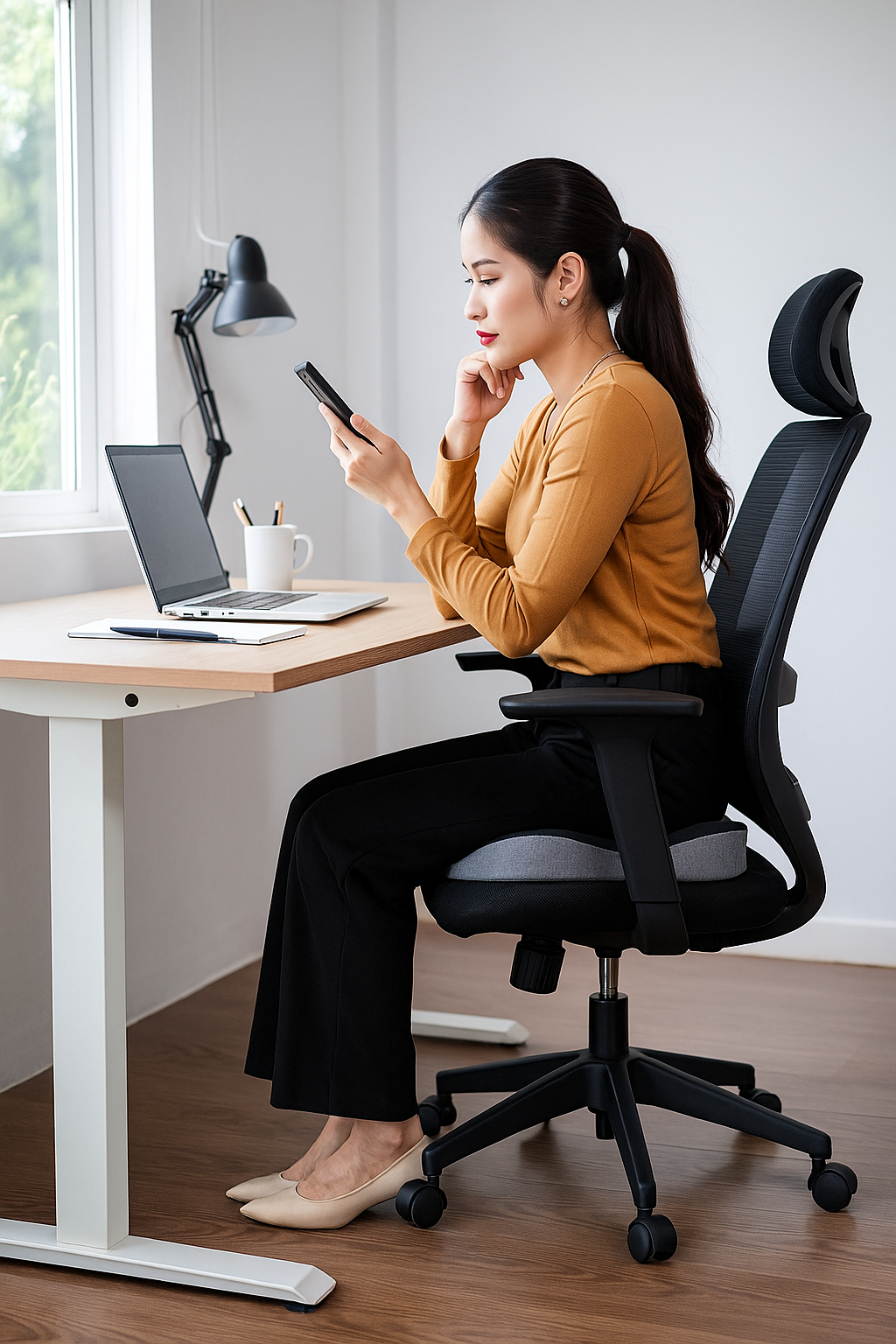 Seduta ergonomica integrata